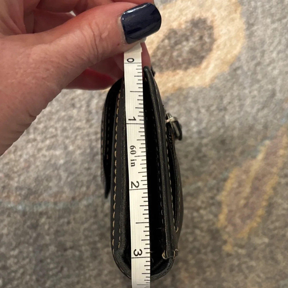 Fossil Black Leather Wallet with Contrast Stitching - Picture 8 of 9